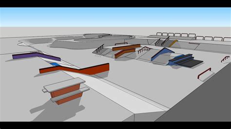 SketchUp Skatepark Small YouTube