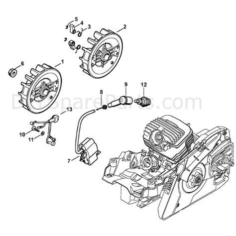 Stihl Chainsaw Ms 251 Parts Diagram