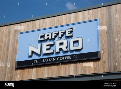 Caffe Nero Logo Stock Photo Alamy