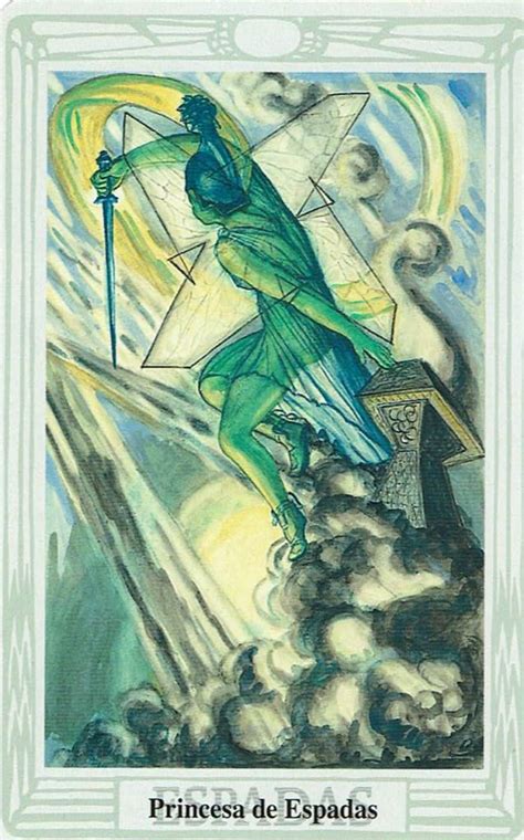 Princesa De Espadas Aleister Crowley Tarot Thoth