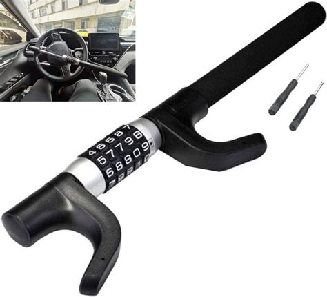 Amazon ASENDIWAY Steering Wheel Lock Universal Anti Theft Device