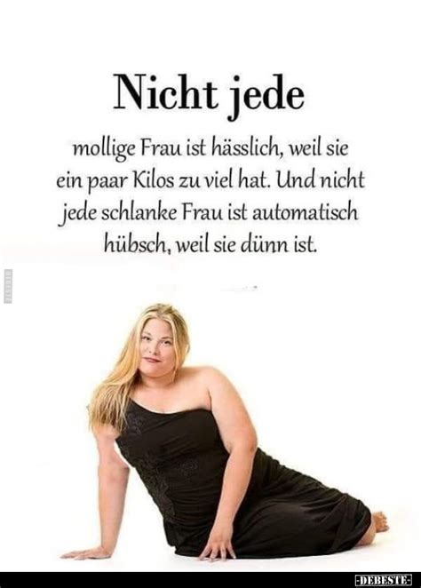 Nicht jede mollige Frau ist hässlich weil sie ein paar Kilos zu viel