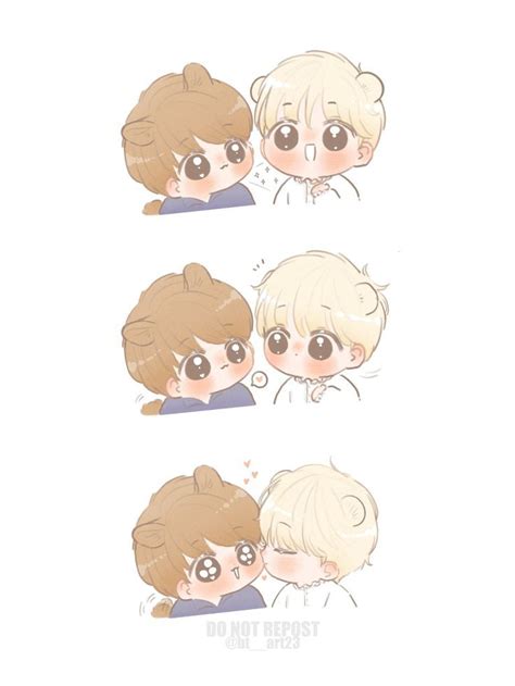 위니🐯slow On Twitter Vkook Fanart Taekook Fan Art