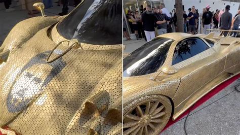 Ode to Messi: Pagani Zonda Carpincho crafted from over 100,000 coins