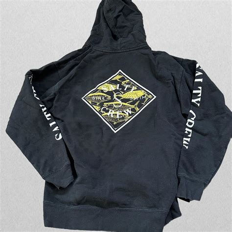 Salty Crew Mens Hoodie Size Large Shipping Is Depop