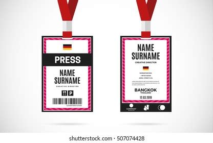 Press Pass Template Photos, Images & Pictures | Shutterstock