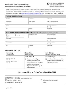 Fillable Online Mayoclinic Orgtests Proceduresfecal Occultfecal