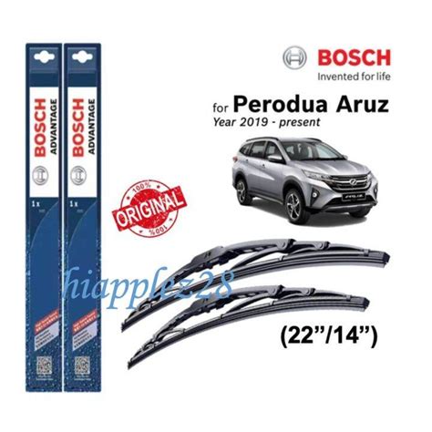 22 14 BOSCH Advantage U Hook WIPER SET ORIGINAL 3397015006