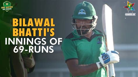 Bilawal Bhatti S Innings Of 69 Runs Lahore Whites Vs Rawalpindi