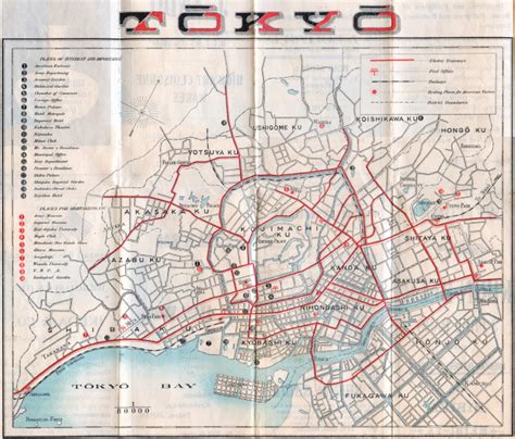 Cartography Old Tokyoold Tokyo