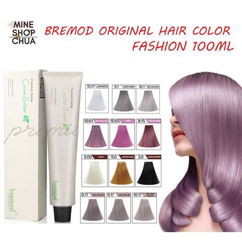 Bremod Premium Series Cocoa Butter Hair Color Ml Shopee Philippines