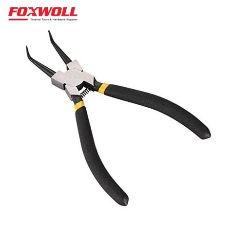 Snap Ring Plier 90 Degree Tip Grips Internal Bent Circlip Plier Foxwoll