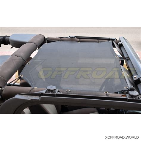 Plage Bikini Top Noir Avant Jeep Wrangler TJ XOST X Offroad