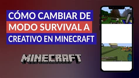 Cómo Cambiar de modo Survival a Creativo en Minecraft Poner modo