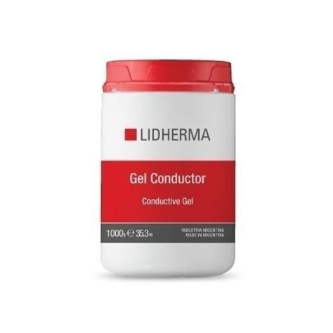 Gel Conductor Neutro para Aparatología y Electrodos 1kg Lidherma