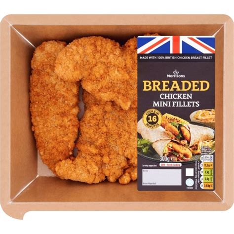 Morrisons Breaded Chicken Mini Fillets 300g Compare Prices And Where To Buy Uk