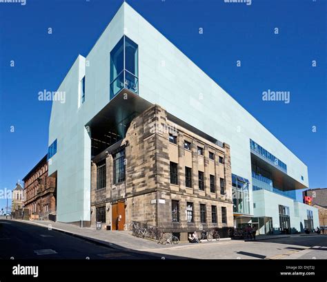 The Glasgow School Of Art In Glasgow Scotland Showing The New Reid