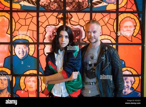 London Uk Th Nov Nadya Tolokonnikova Left Co Founder Of Pussy Riot And Les