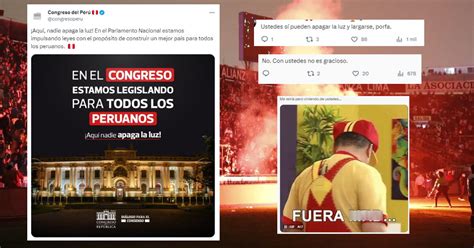 Congreso hace trend del apagón en Matute y redes reaccionan ustedes