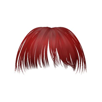 Wispy Bangs In Red Roblox Item Rolimon S