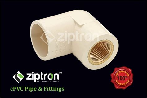 Ziptron X Inch Cpvc Brass Reducing Elbow Plumbing At Rs Piece