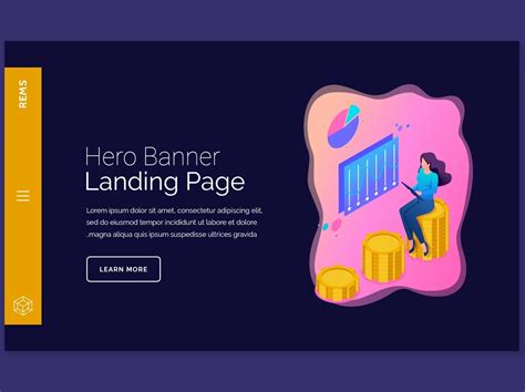 Free Hero Banner Template By Data Designs On Dribbble