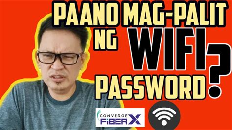 PAANO MAG PALIT NG WI FI PASSWORD SA CONVERGE GAMIT ANG CELLPHONE I