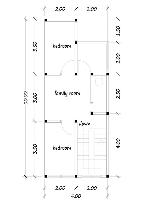 Simple House Blueprints With Dimensions