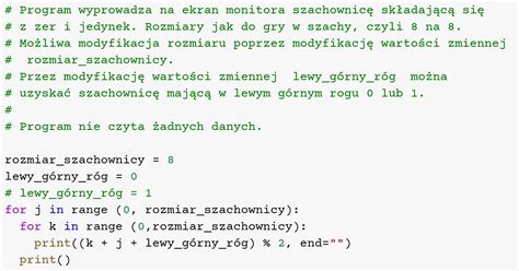 Napisz program realizujący algorytm który umożliwi wyprowadzenie na