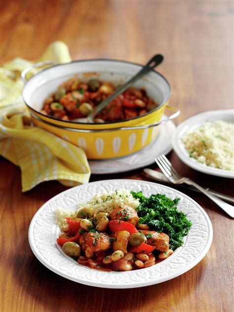 Spanish-style Chicken With Olives And Beans Photograph by Gareth Morgans - Fine Art America