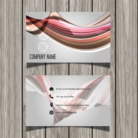 Business card layout 210232 Vector Art at Vecteezy