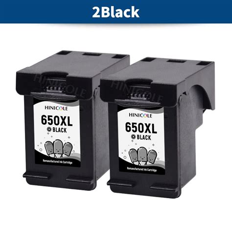 HINICOLE 650XL Ink Cartridge Replacement For HP 650 XL 650 Cartridge