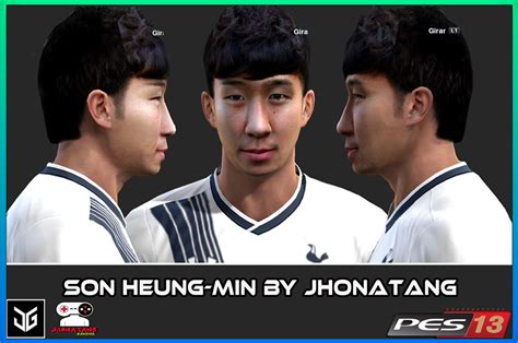 pes modif PES 2013 Salomón Rondón Son Heung Min Face by JhonatanG