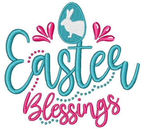 Easter Blessings Machine Embroidery Design Embroidery Library At