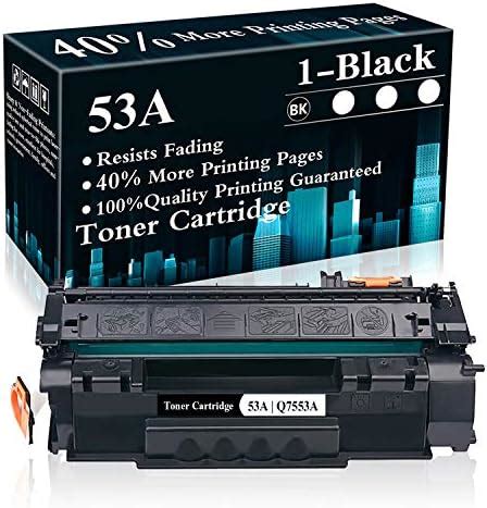 Amazon.com: 1 Pack 53A | Q7553A (Black) Compatible High Yield Toner ...