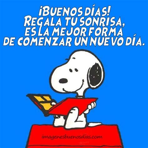 30 Imágenes de Buenos Días SnoopyCon Frases para compartir Imagenes