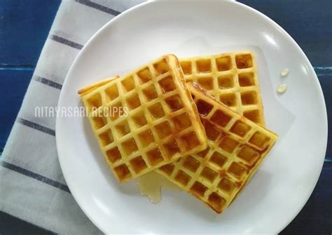 Resep 14 Waffle Klasik Oleh Nitayasari Recipes Cookpad