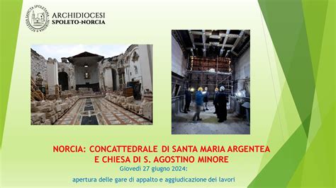 Sisma 2016 Norcia Aggiudicati I Lavori Per Il Recupero Della