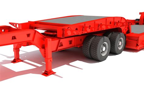 Heavy Haul Lowboy Trailer - 3D Models – 3D Horse