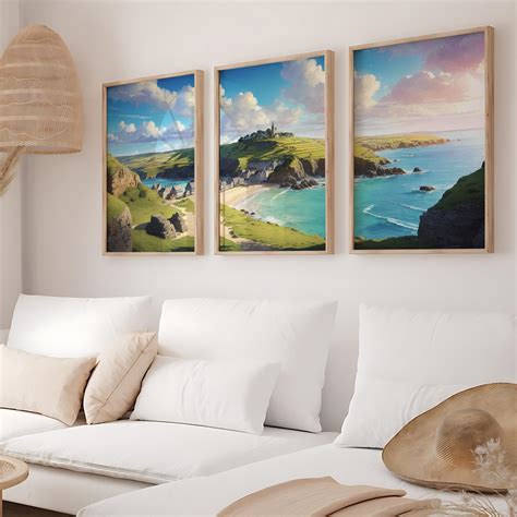 Cornwall Travel Print Wall Art Cornwall Wall Home Decoration Cornwall