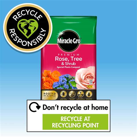 Miracle Gro® Premium Rose Tree And Shrub Compost 40 Litres