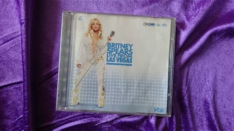 Britney Spears Live From Las Vegas 2001 Video Cd Unboxing Youtube