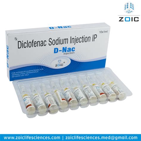 Diclofenac Sodium Injection Price Manufacturer Franchise