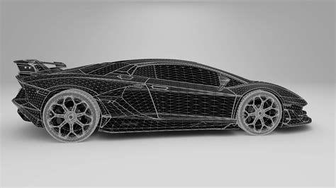 Lamborghini Aventador Sv 3d Model By Bilal Ahmad