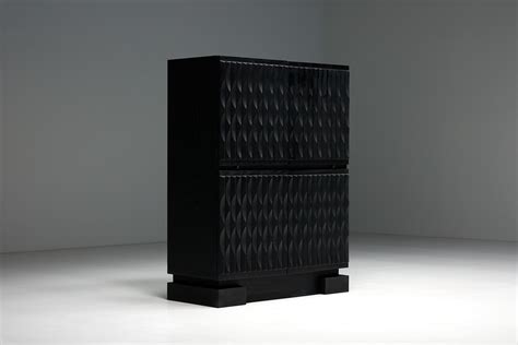 Brutalist Bar Cabinet By De Coene Belgium 1970s For Sale At 1stdibs