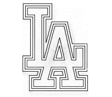 La Dodgers Coloring Pages Angel Coloring Pages Coloring Pages