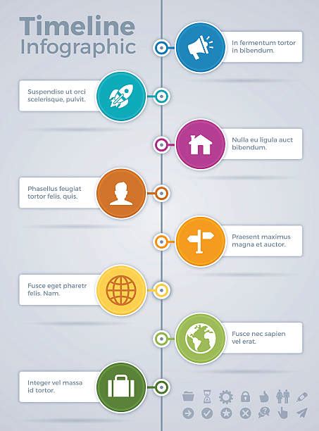 4300개 이상의 Flow Chart Infographic Vertical Timeline 스톡 사진 그림 및 Royalty