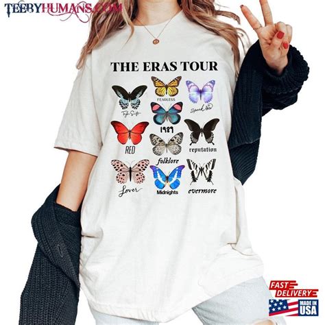 The Eras Tour Butterfly Vintage Shirt Swiftie 2023 Sweatshirt T Shirt