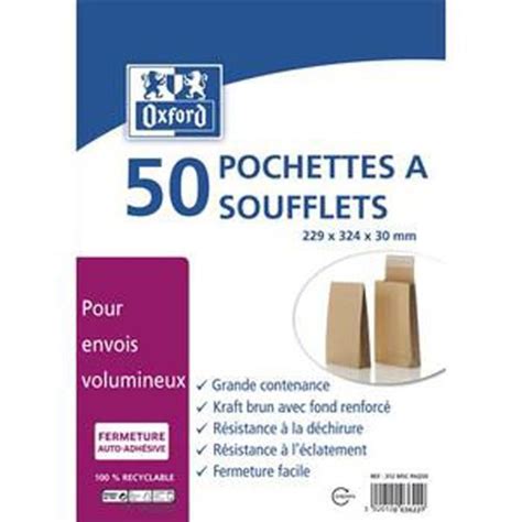 Paquet De Pochettes Kraft Auto Adh Sives G Format X Mm