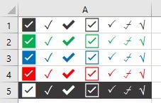 Cómo poner el símbolo palomita o checkmark en Excel Word PowerPoint 2024